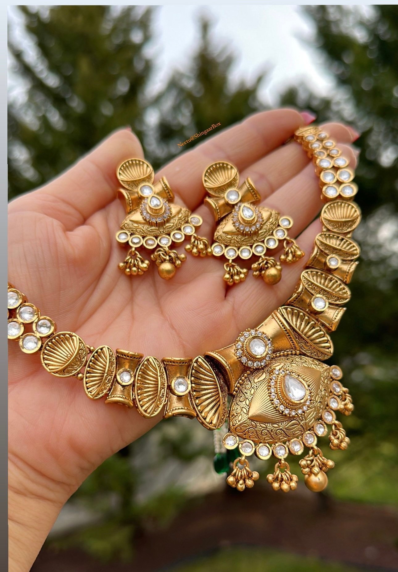 One gram gold bridal sets outlet