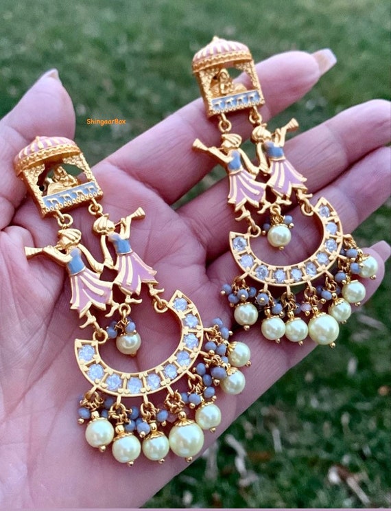 Buy Shaya by CaratLane Dancing Dulhan Earrings in Gold Plated 925 Silver  Online