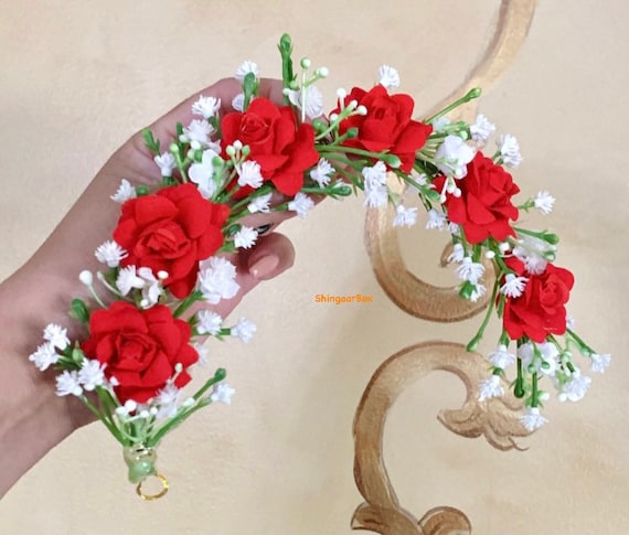 Artificial Red/pink Roses/baby display picture 1