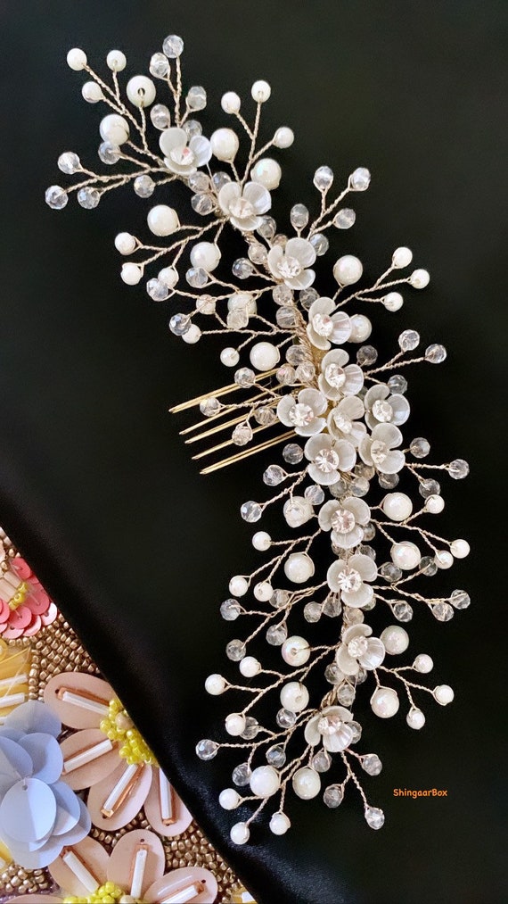 Wedding/prom/reception/anniversary/party Hair/headpiece  display picture 3