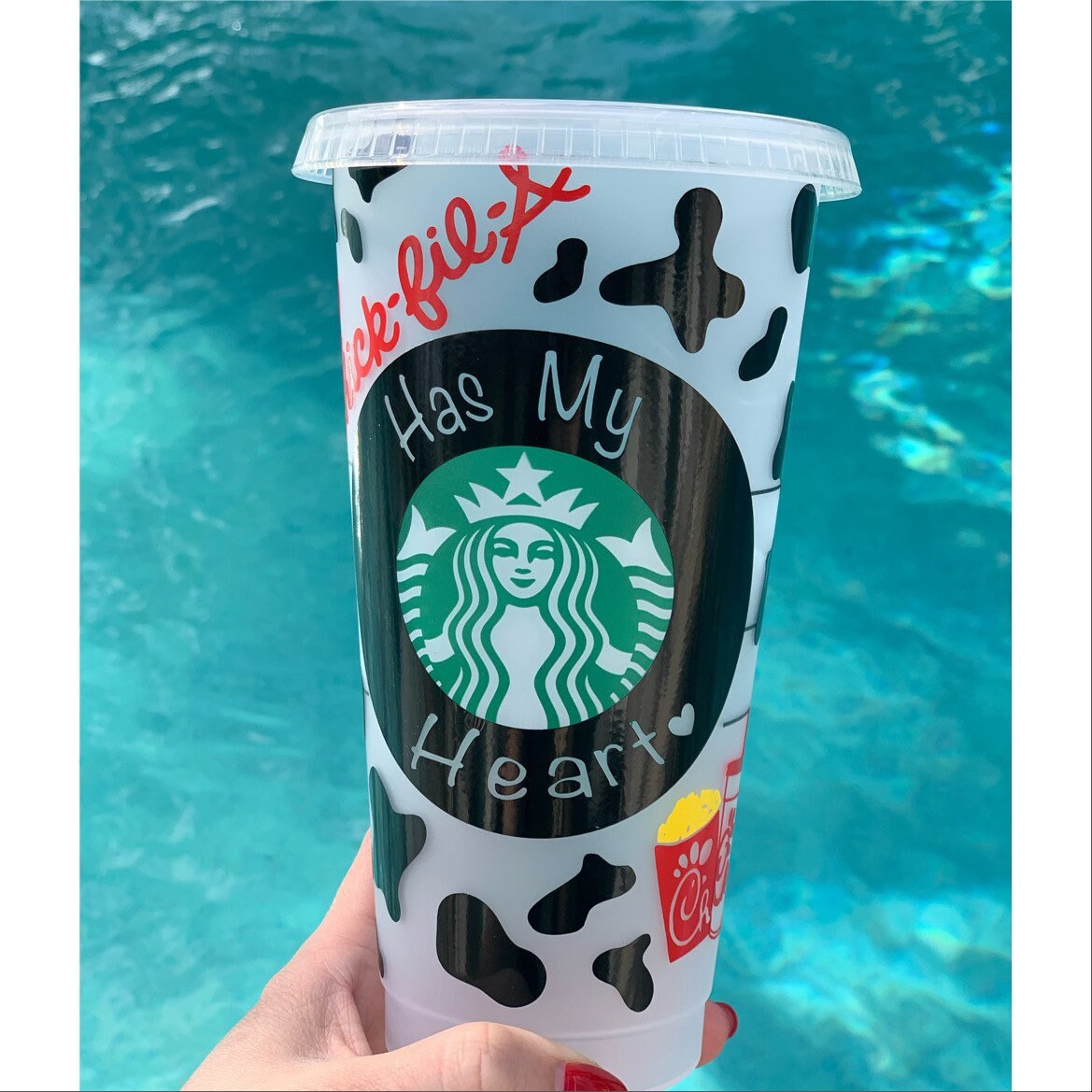 Personalized Chickfila Starbucks Cup Chickfila Gift Etsy
