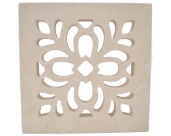 Clean Air|Air Return Grilles|Gifts for Couples|custom vent cover|air vent grille|Lecce stone|made in italy|Gifts for Friends|Stone Carving
