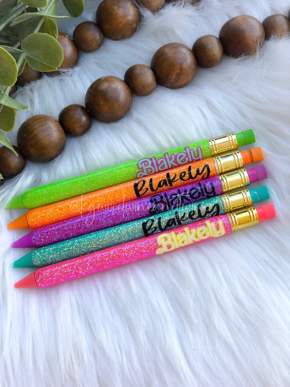 Glittered Mechanical Pencils
