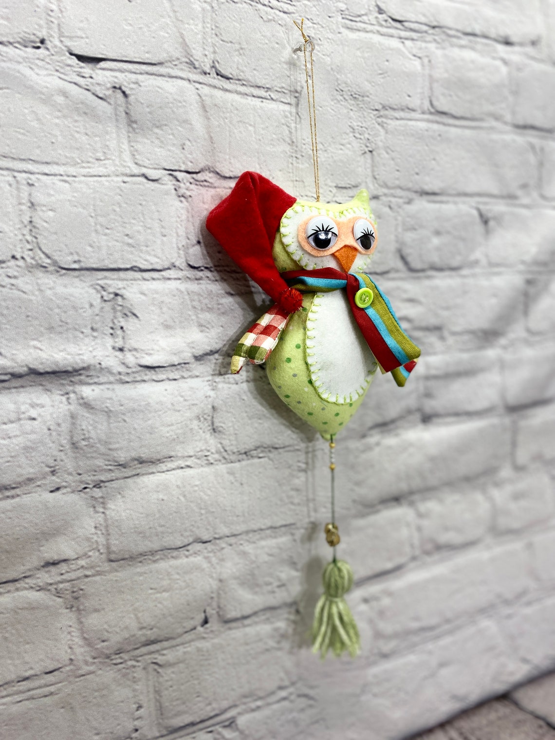 WinterEule Puppe hängen handgemachte Puppe dekorativ Etsy