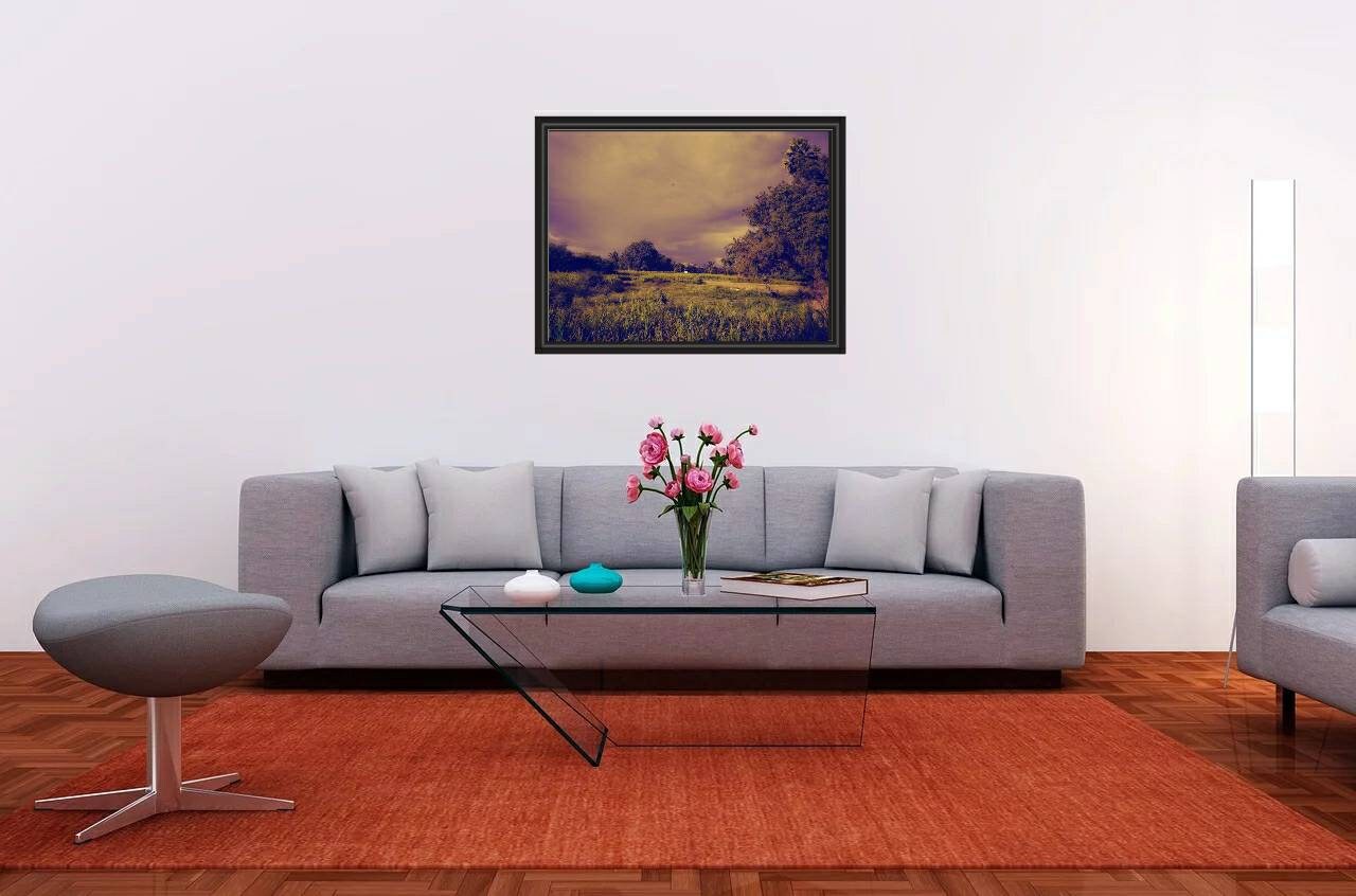 Nature Wall Print Forest Wall Print Living Room Decor Dark Etsy