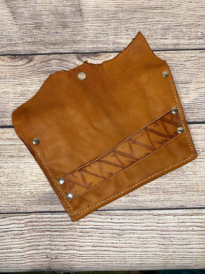 soft leather clutch
