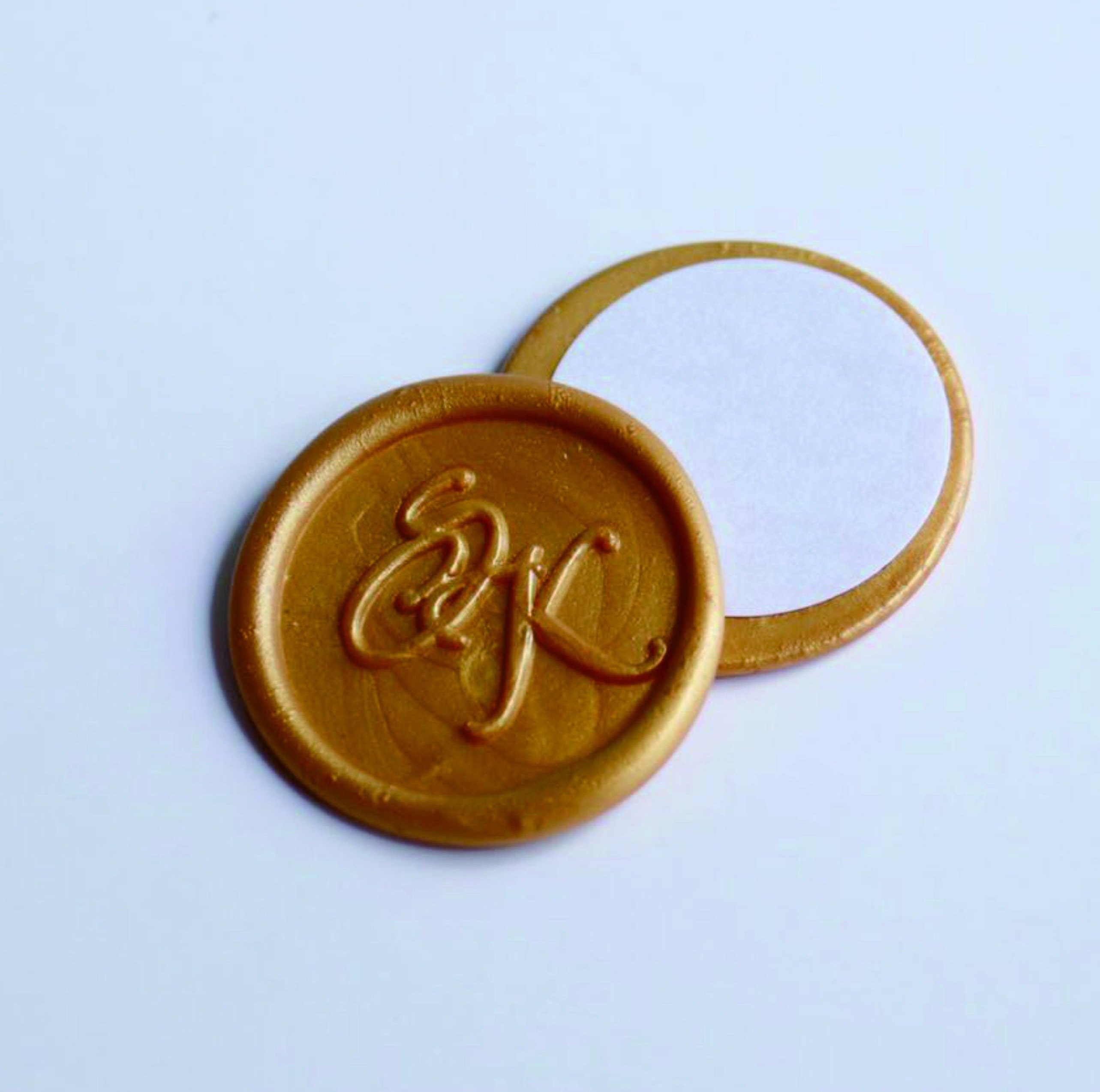 Initial Wax Seals, Self Adhesive Wax Seals Sticker, Personalized