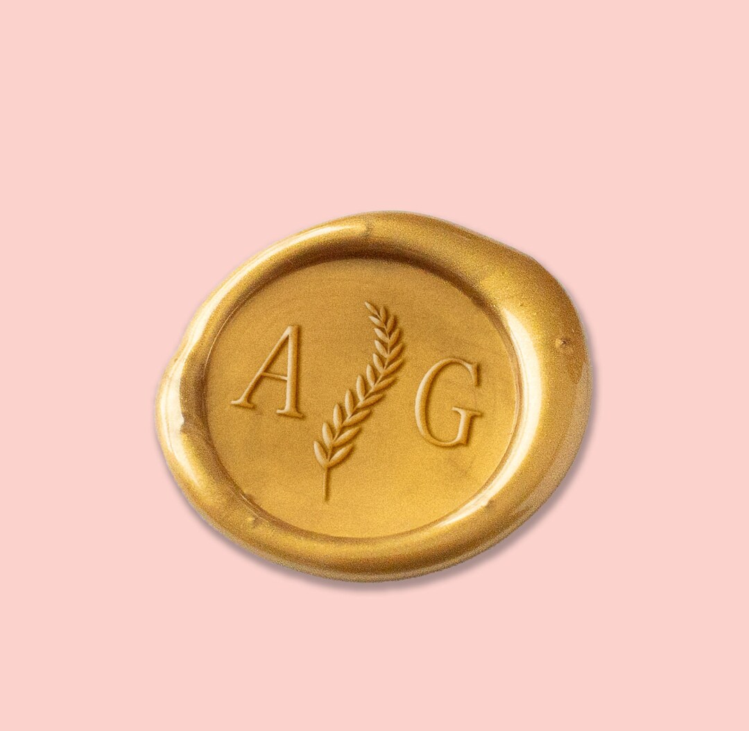 Custom Self Adhesive Wax Seals Personalized Wax Seal Stamp Etsy