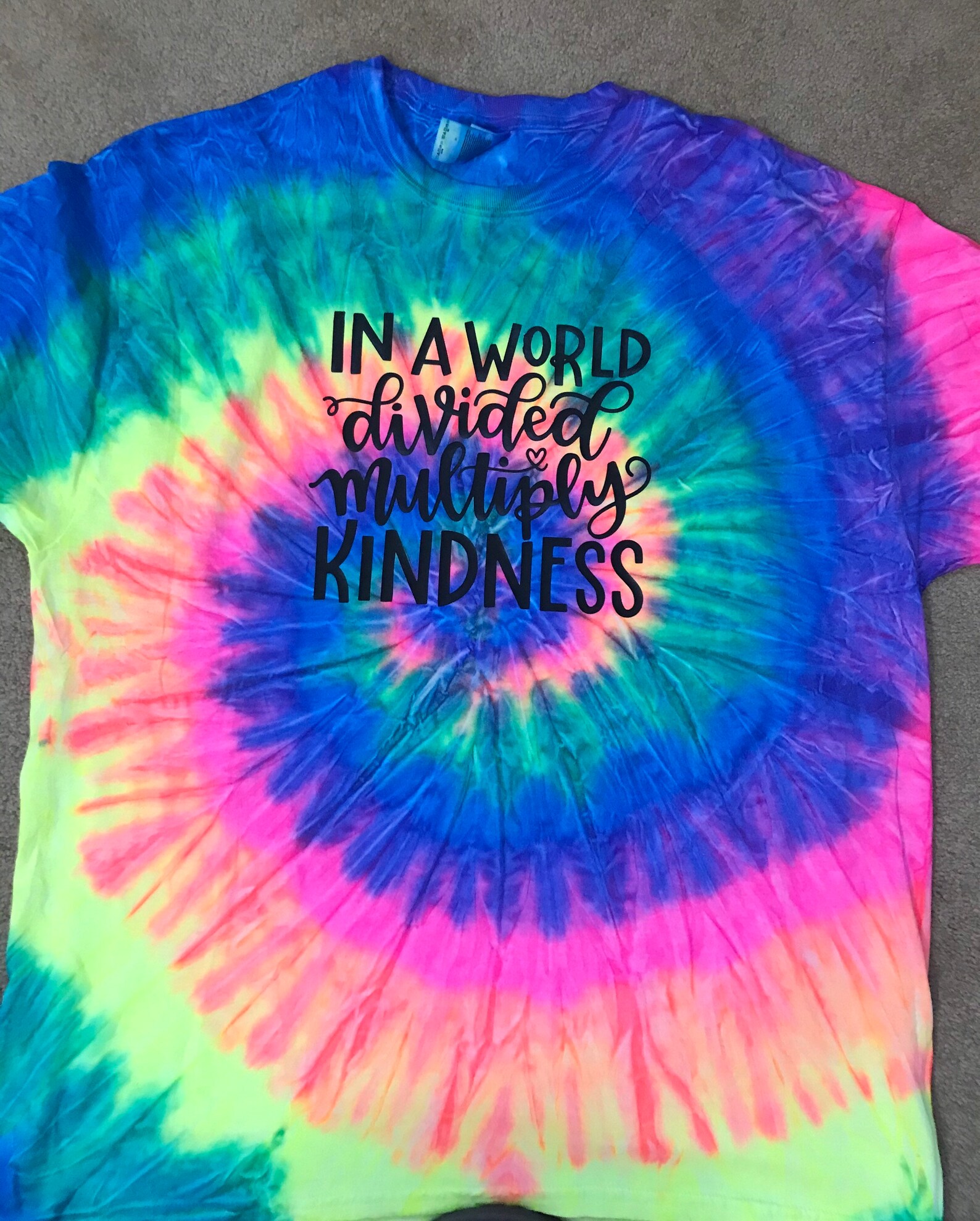 Tie Dye Kindness Tshirt Kindness Quotes Encouraging Shirt Etsy