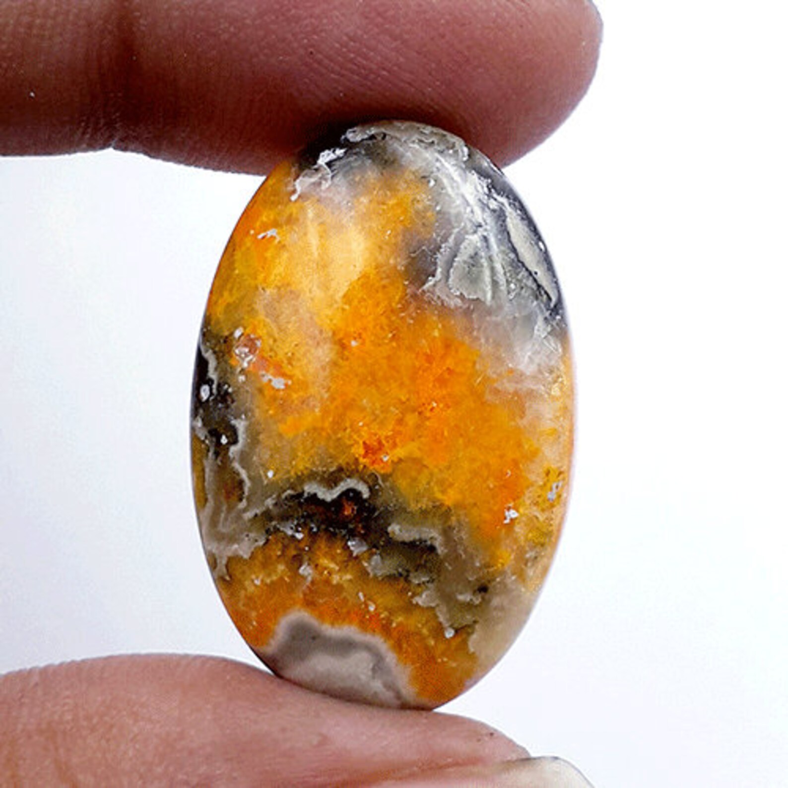 Bumble Bee Jasper Gemstone Natural Bumble Bee Jasper Etsy