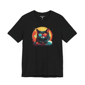 Stay Cool Cat Unisex Jersey T-Shirt