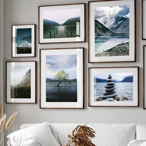 New Zealand Prints Framed, Landscape Pictures Gallery Wall Set, Ready to Hang  Wall Art Posters