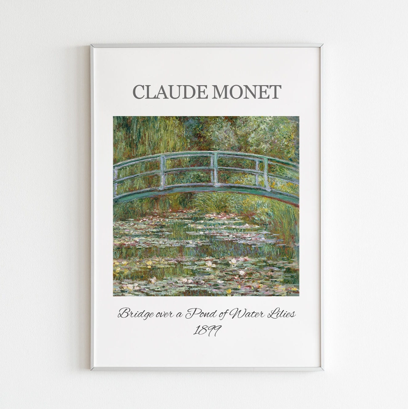 Claude Prints FRAMED 3 Piece Wall Art Gallery Etsy