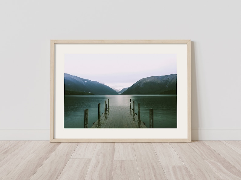 New Zealand Art Print Framed 6 Pieces Gallery Wall Set Etsy