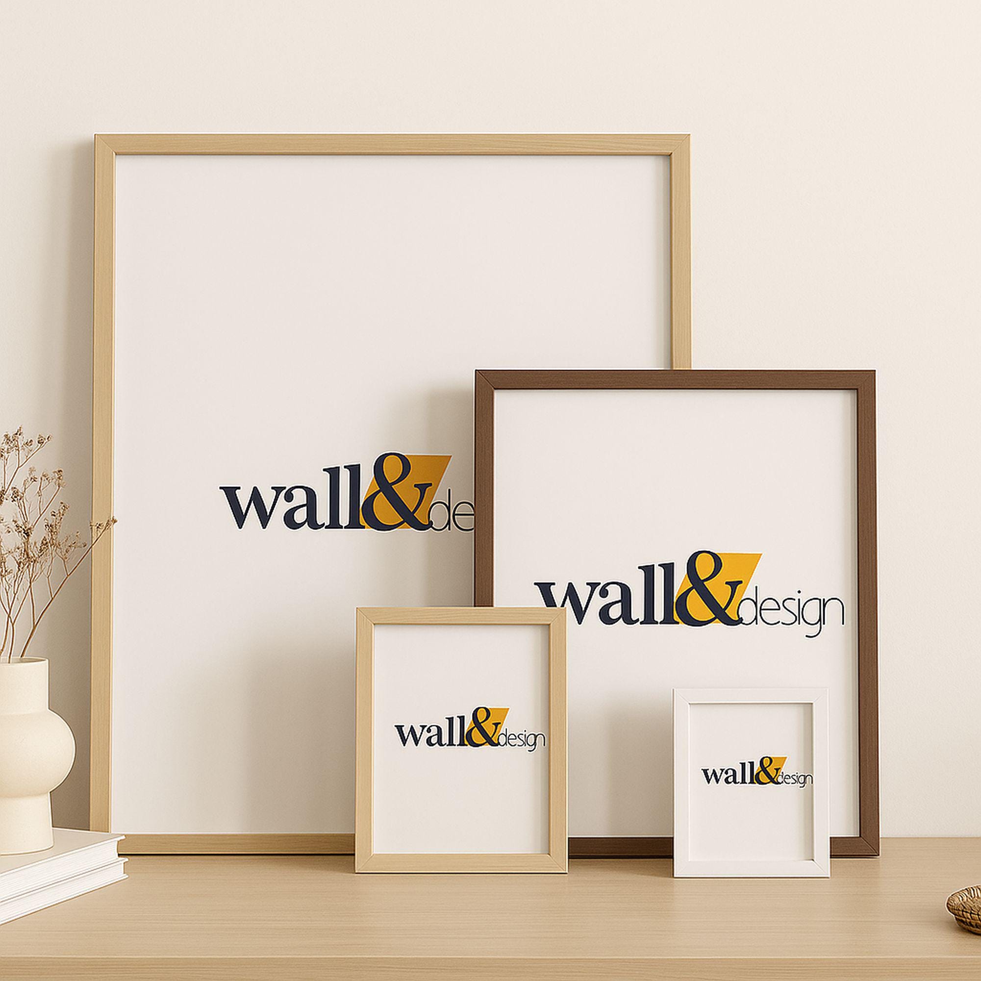 Japanese Gallery Wall Set Framed: Vintage Blue Art Prints, Neutral