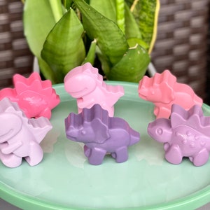 Dino-Soap for little mini&#39;s| Shea butter mini soaps| Organic kids soaps| Gifts for kids| Party favors|Soaps for kids| Cute Soaps| (Set of 6)