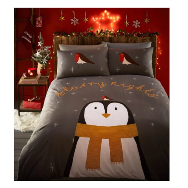 Penguin Duvet Cover Etsy UK