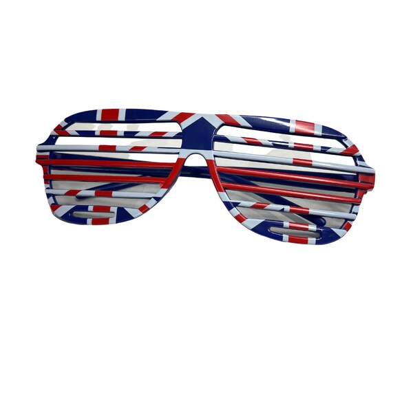 Adults Mens Womens Union Jack Flag Shutter Sunglasses Shades Party Fancy Dress