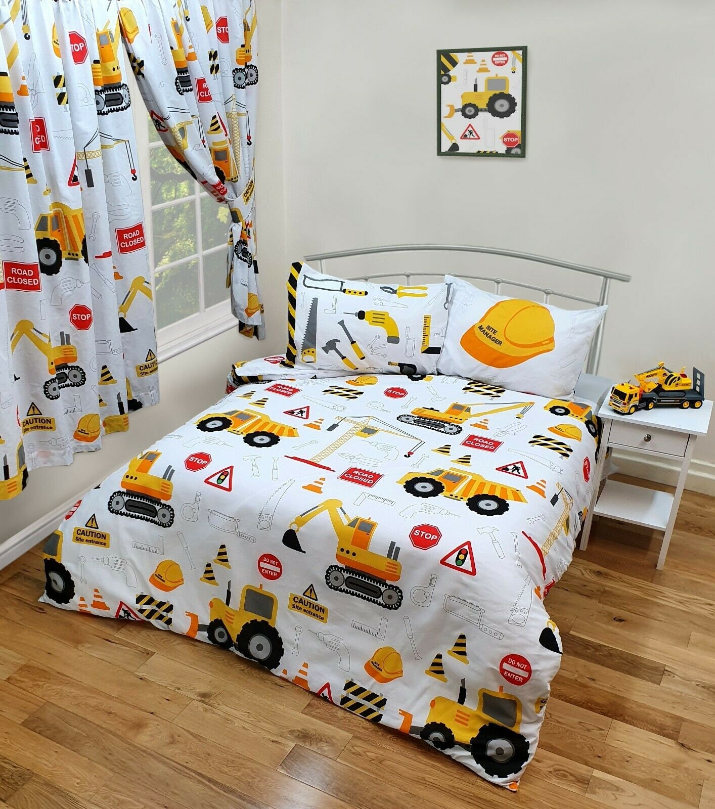 Children's on sale digger bed