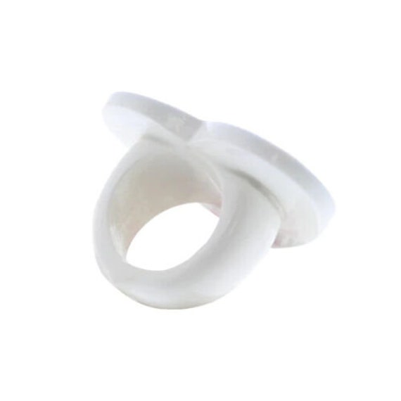 Union Jack Flag Red White Blue Heart Shaped Plastic Ring Fancy - Etsy