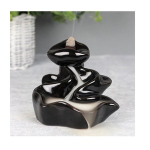 Black River Ceramic Backflow Incense Burner