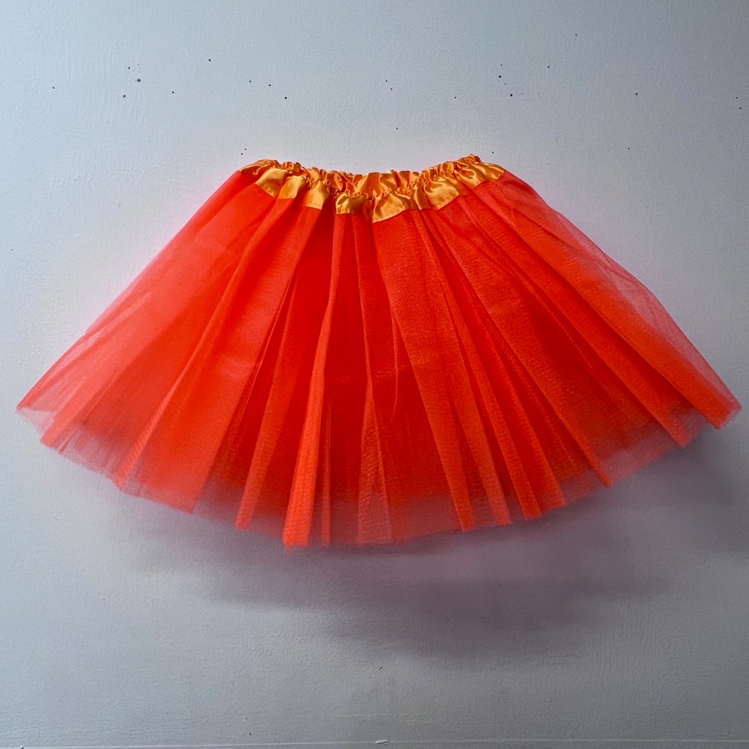 Girls Bright Orange Fancy Dress St Patricks Day Festival Etsy Canada