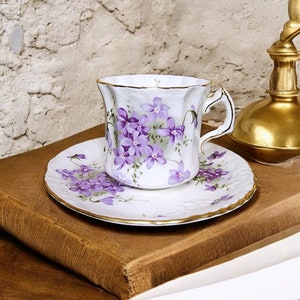 Vintage Hammersley Victorian English Tea Cup And Saucer 1930s