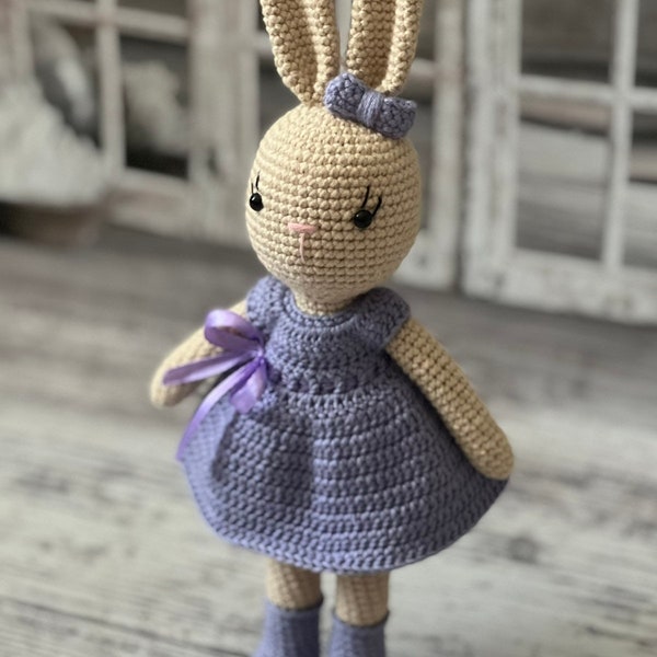 Bunny,handmade, gifts for girls,for baby girl,amigurumi,hand made, crochet toy,rabbit,toys for girls, stuffed bunny,stuffed rabbit