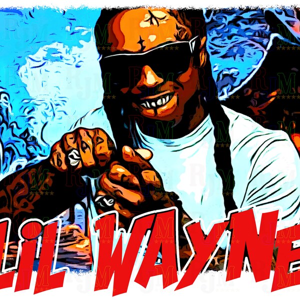 Lil Wayne PNG | Lil Wayne Shirt print | Weezy Shirt Print | Lil Wayne | 80's Baby Rap | Lil Wayne Tshirt | Digital download