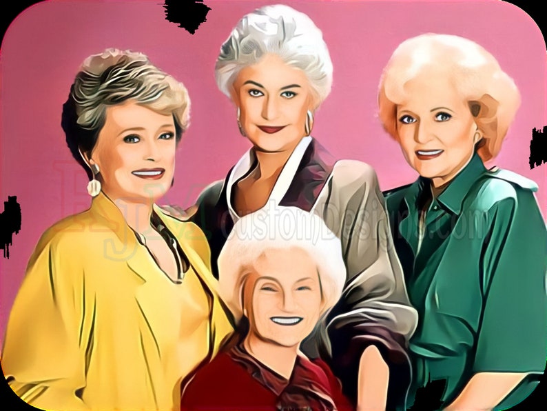 Golden Girls tv Png Cartoon Svg Animated Svg Shirt Print Etsy