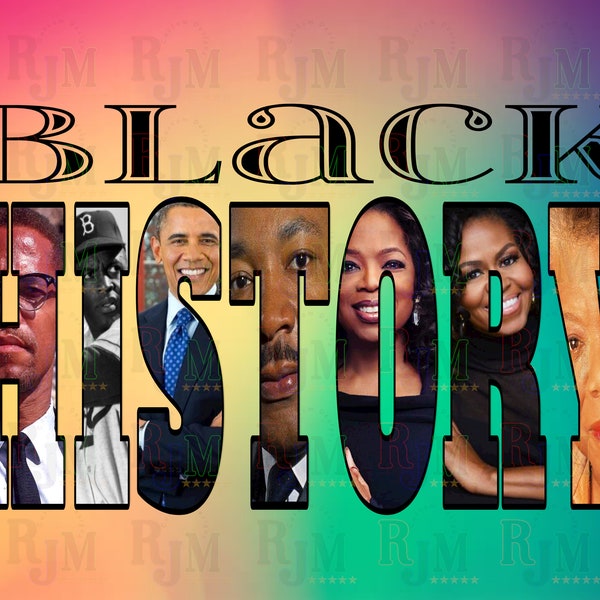 Black History PNG | Mlk PNG | Malcolm X PNG | Black History Month Png | Obama Png | Sublimation Designs