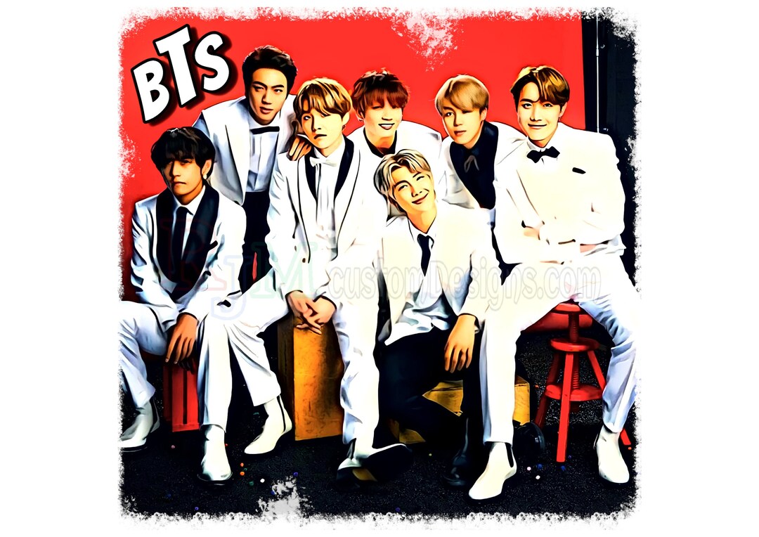 BTS Digital Download Bts Merch Print Animated Tumbler Design Bts Shirt ...
