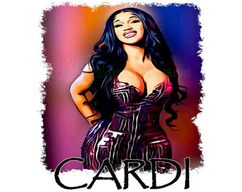 Cardi | Cardi PNG | Cardi Merch | Cardi Shirt Print | Cardi Tshirt | Cardi Tee | Tumbler Design | Cardi Sublimation | Digital download