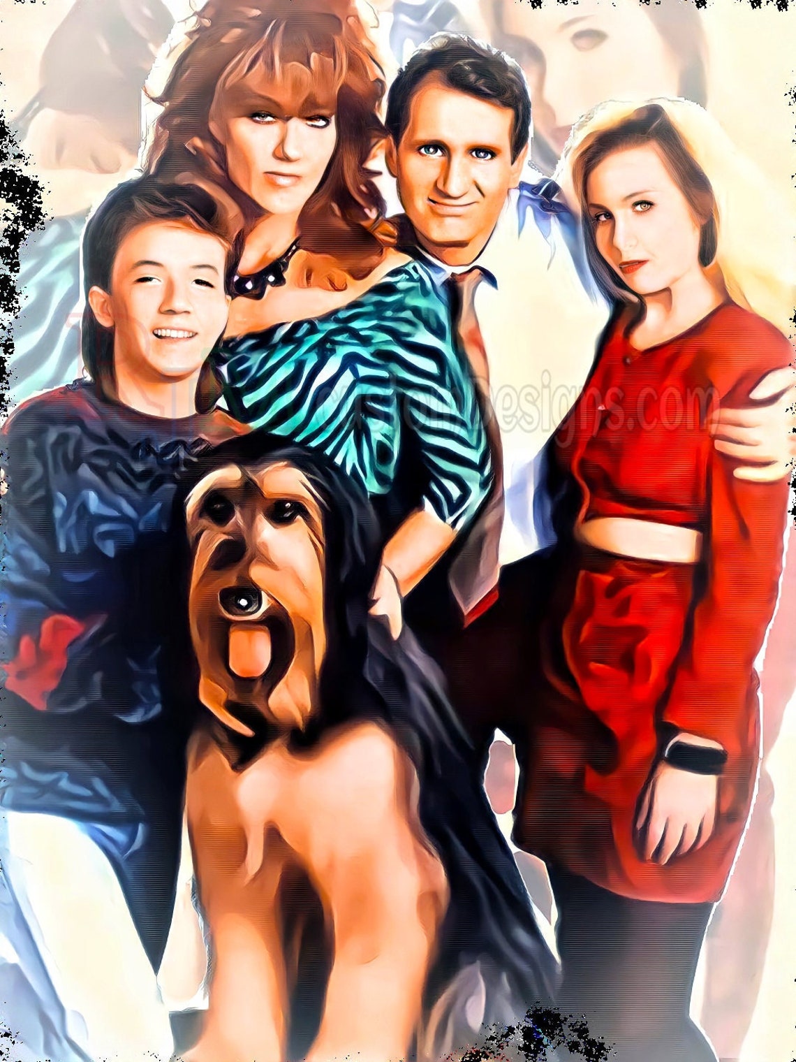 Married With Children PNG Cartoon Married With Children - Etsy