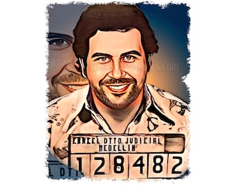 Pablo Escobar PNG Pablo Shirt Print Escobar Print Pablo - Etsy Israel