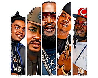 Rick Ross PNG | Florida | Kodak Black Png | Florida Rapper | Plies | Trick Daddy | T-Pain | Urban Florida | Sublimation | Digital download