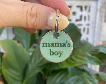 Mama's Boy Custom Dog Tag