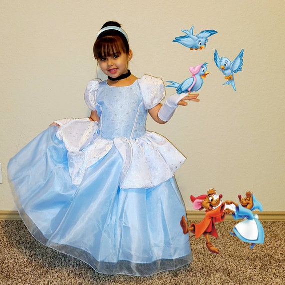 Vestido de Cenicienta para disfraz cumpleanos o sesion de fotos. Nina Bebe Ninos Princesa Vestido de fiesta Etsy Espana