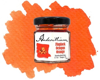 Inchiostro per penna stilografica arancione Anderillium Flapjack Octopus