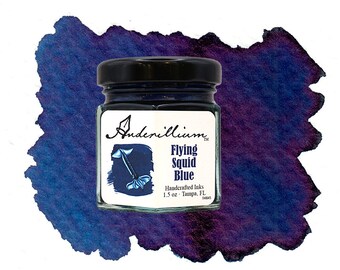 Inchiostro per penna stilografica Anderillium Flying Squid Blue