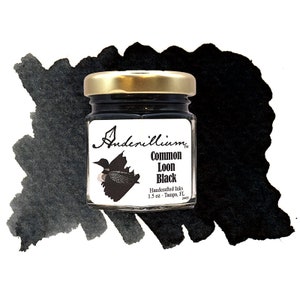 Anderillium Common Loon Black Fountain Pen Ink