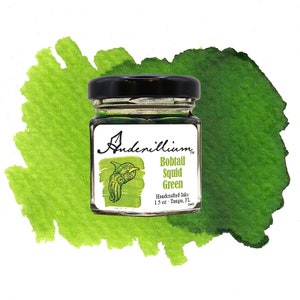 Anderillium Bobtail Squid Green Fountain Pen Ink
