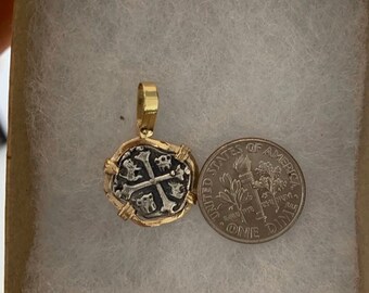 shipwreck coin pendant