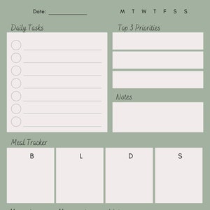 Printable Daily Planner Download