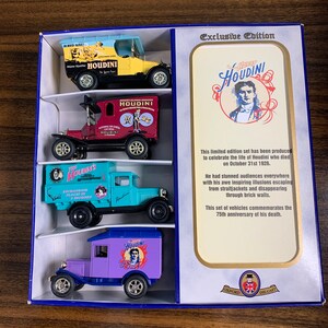 Harry Houdini Limited Edition Die cast Vehicle Set
