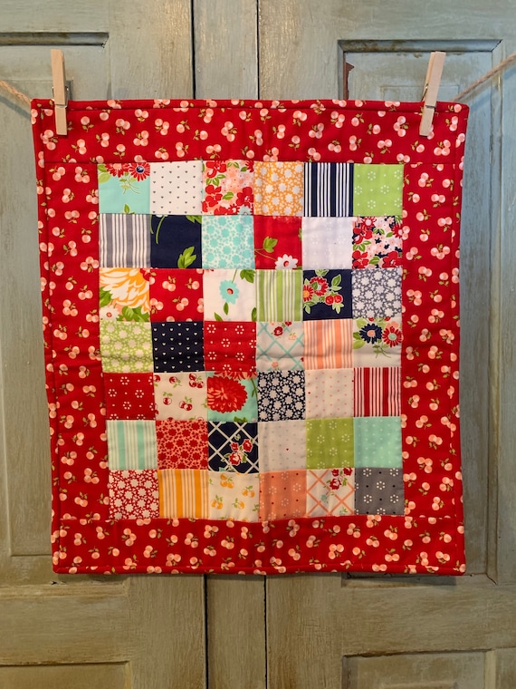 dolls quilt and pillow set