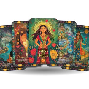 Das Tarot der Durga - 22 Major Arcana - Eine einzigartige spirituelle Reise - Die Göttin des Kampfes, der Stärke und des Sieges über das Böse.