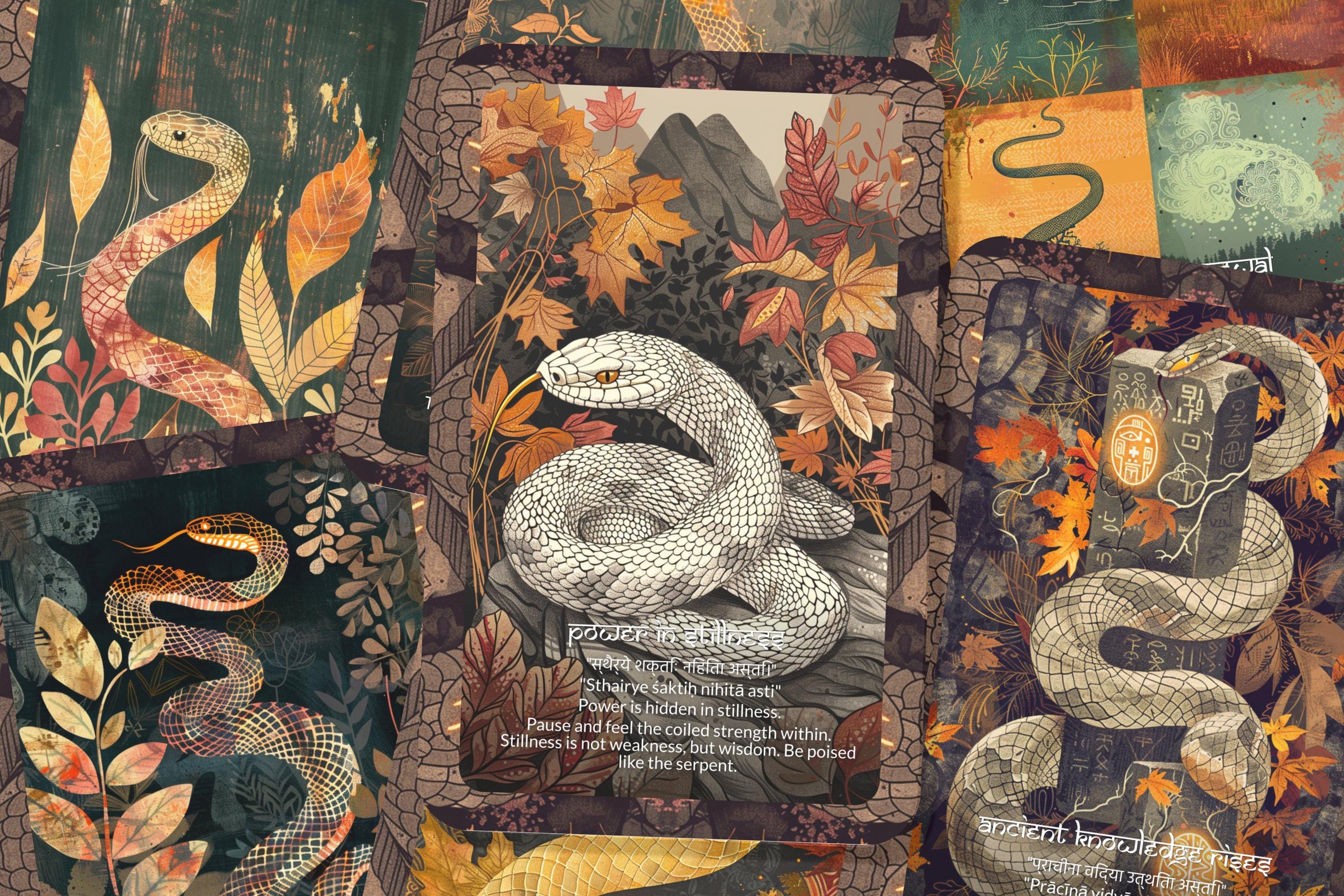 Snake Serpent Mantra – A Kundalini Awakening Oracle Deck – 22 Oracle ...
