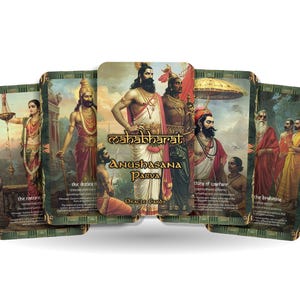 Cartas del Oráculo de Anushasana Parva - Mahabharata 22 Cartas - Adquirir sabiduría sobre el deber, la disciplina, la rectitud y las enseñanzas de Bhishma.