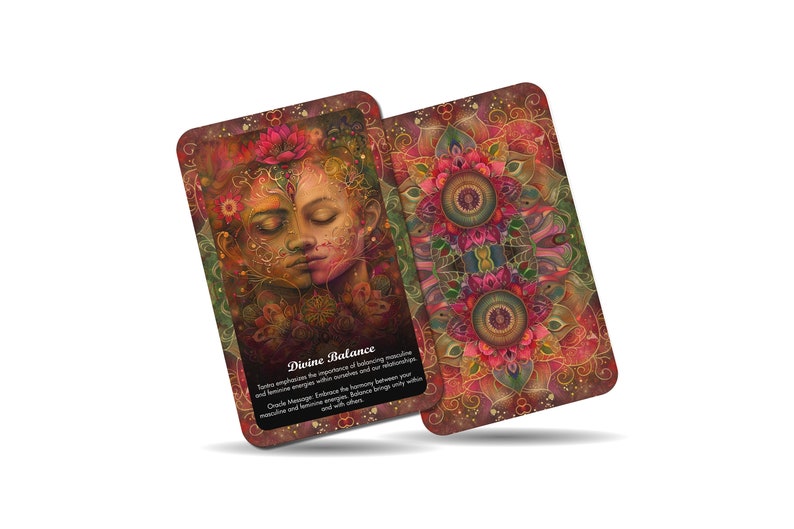 Tantra - The Path of Sacred Love - Oracle Cards - A unique spiritual journey - Delving into ancient practices, unlocking profound wisdom and image 2
